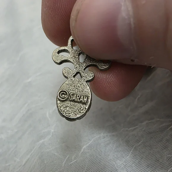 Sarah Coventry Silver and Blue Vintage Earrings - Picture 2 of 8